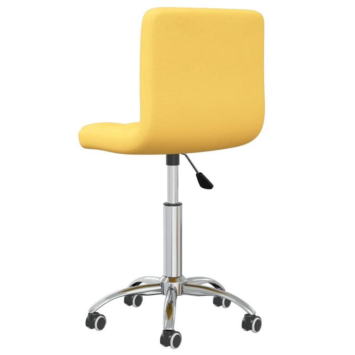 Scaun de bucătărie pivotant, galben muștar, material textil - WALTI WALTI