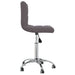 Scaun de bucătărie pivotant, gri taupe, material textil - WALTI WALTI
