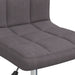 Scaun de bucătărie pivotant, gri taupe, material textil - WALTI WALTI