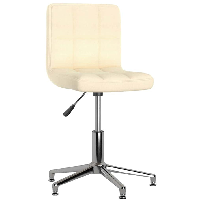 Scaun de bucătărie pivotant, crem, material textil WALTI
