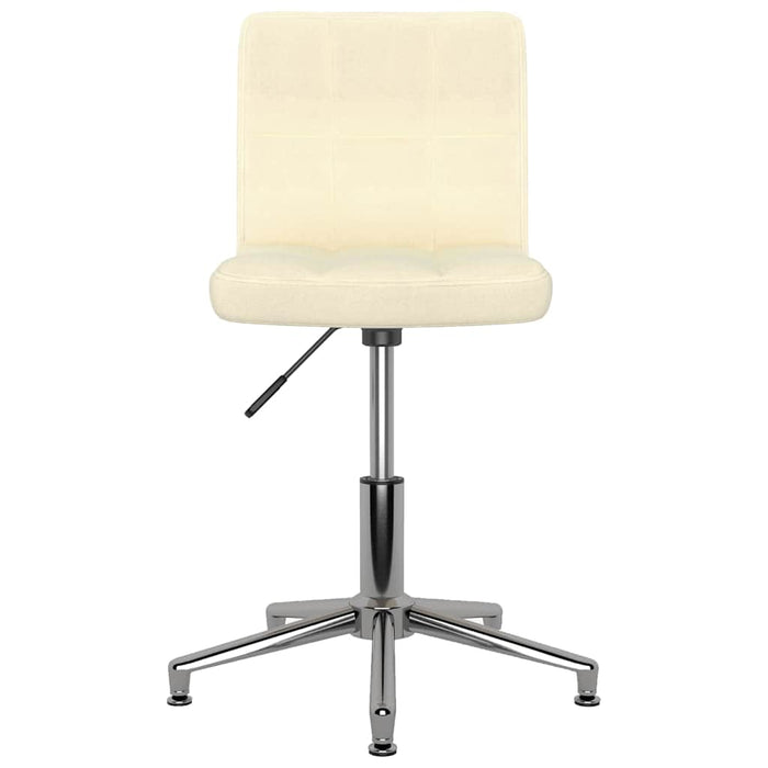 Scaun de bucătărie pivotant, crem, material textil WALTI