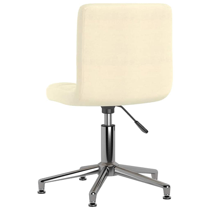Scaun de bucătărie pivotant, crem, material textil WALTI