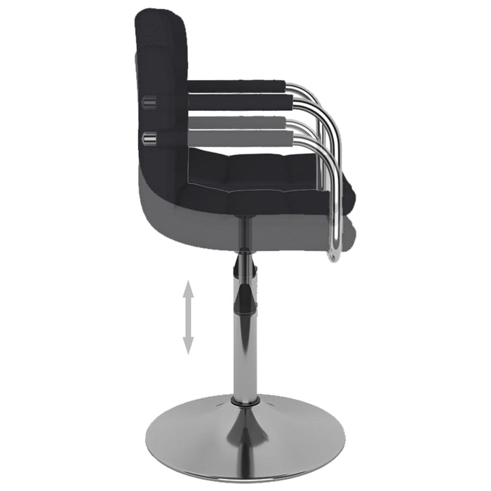 Scaun de bucătărie, negru, material textil - WALTI WALTI