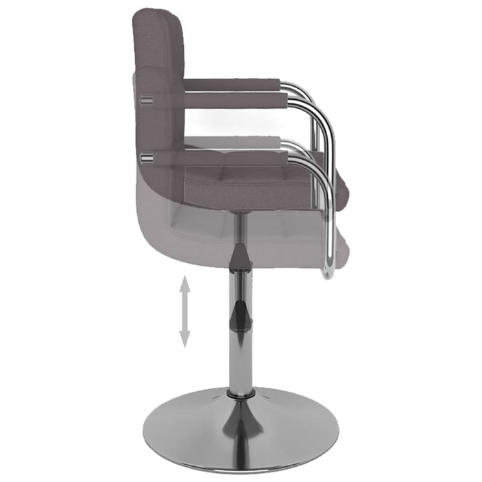 Scaun de sufragerie, gri taupe, material textil - WALTI WALTI