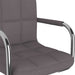 Scaun de sufragerie, gri taupe, material textil - WALTI WALTI