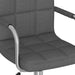 Scaun de bucătărie pivotant, gri închis, material textil - WALTI WALTI