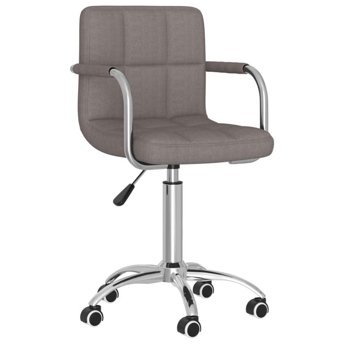 Scaun de bucătărie pivotant, gri taupe, material textil - WALTI WALTI