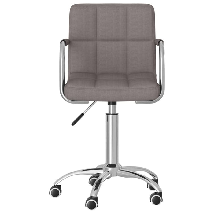 Scaun de bucătărie pivotant, gri taupe, material textil - WALTI WALTI