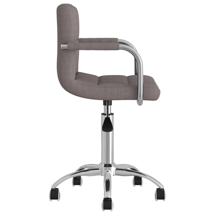 Scaun de bucătărie pivotant, gri taupe, material textil - WALTI WALTI