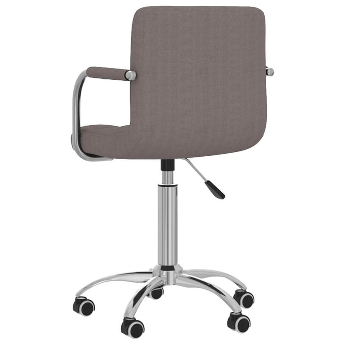 Scaun de bucătărie pivotant, gri taupe, material textil - WALTI WALTI
