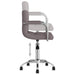 Scaun de bucătărie pivotant, gri taupe, material textil - WALTI WALTI