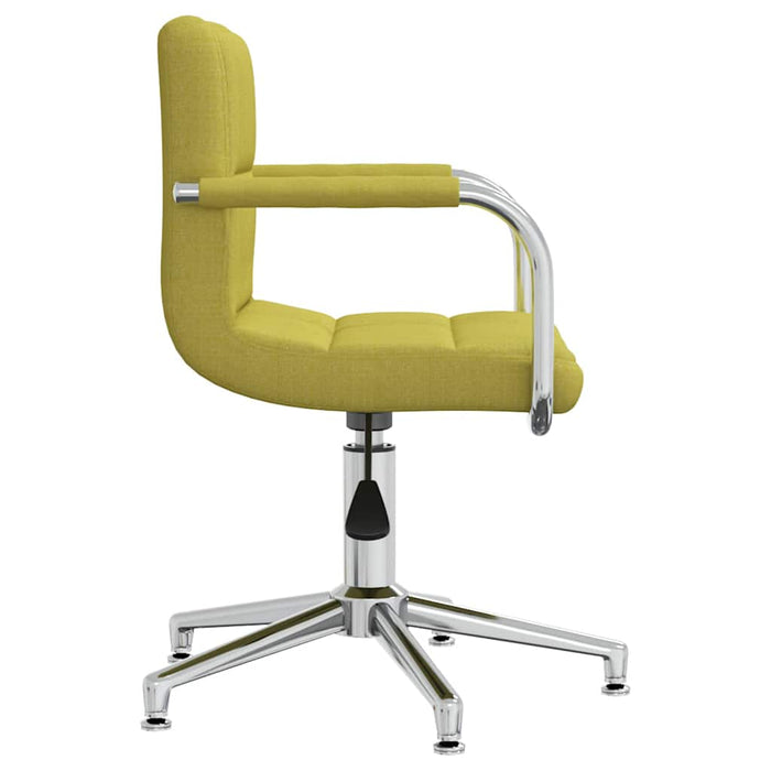 Scaune de bucătărie pivotante, 6 buc., verde, material textil WALTI