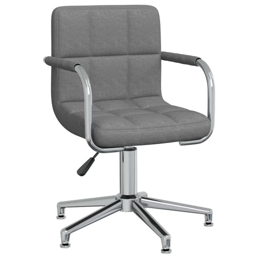 Scaun de bucătărie pivotant, gri deschis, material textil - WALTI WALTI