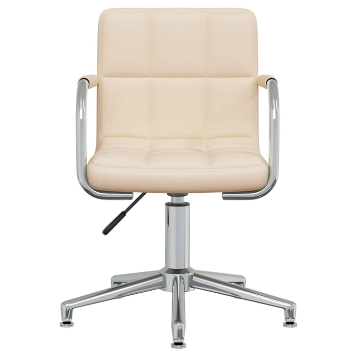 Scaun de bucătărie pivotant, crem, material textil - WALTI WALTI