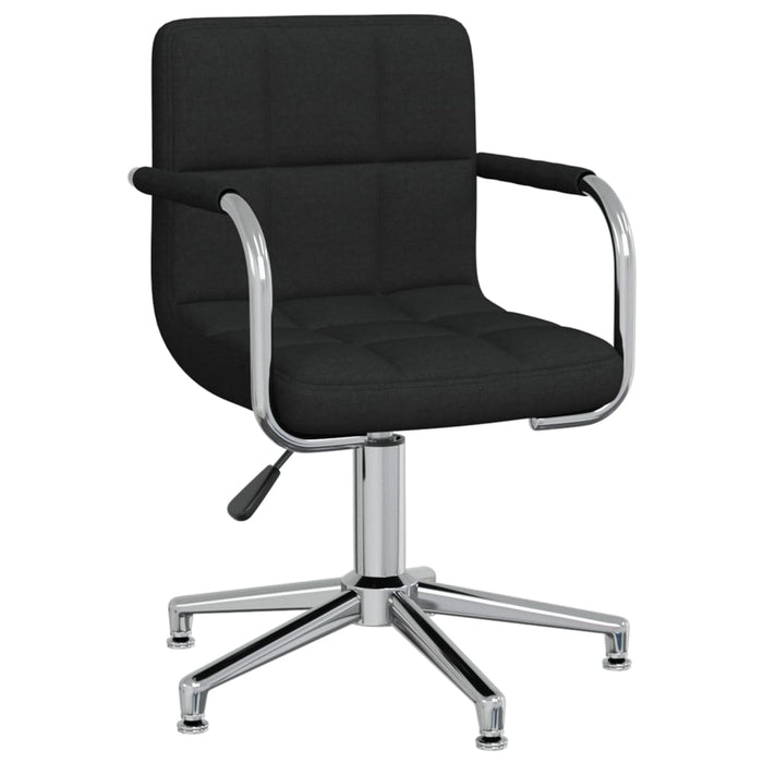Scaun de bucătărie pivotant, negru, material textil - WALTI WALTI