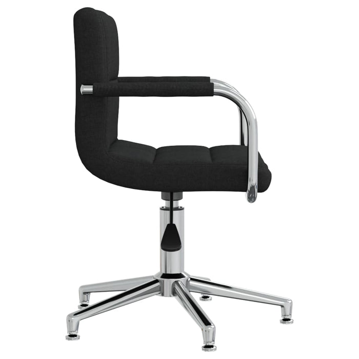 Scaun de bucătărie pivotant, negru, material textil - WALTI WALTI