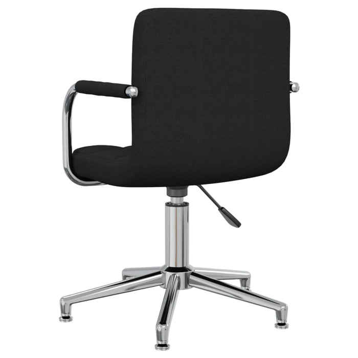 Scaun de bucătărie pivotant, negru, material textil - WALTI WALTI