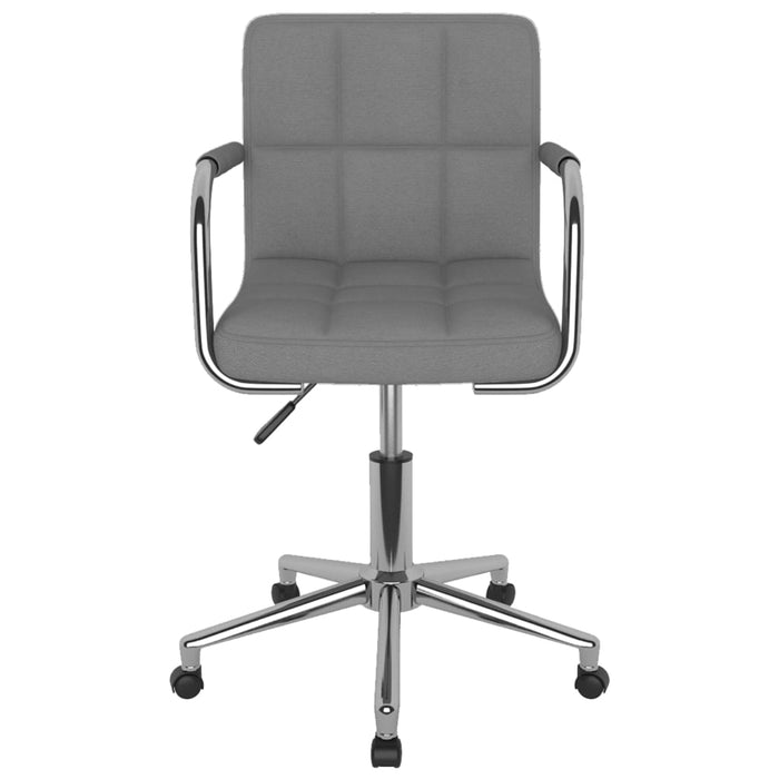 Scaun de bucătărie pivotant, gri deschis, material textil - WALTI WALTI
