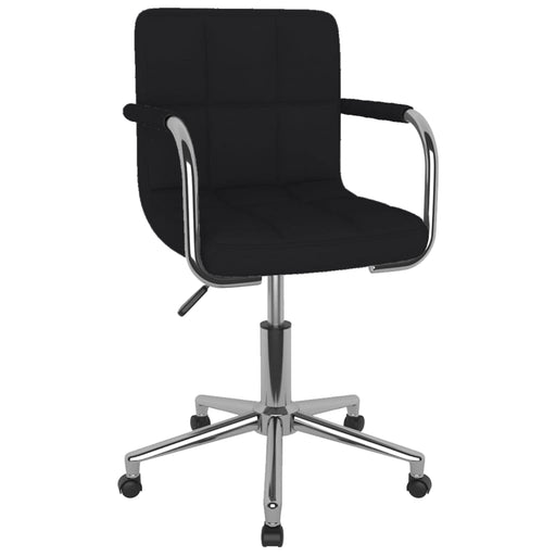 Scaun de bucătărie pivotant, negru, textil - WALTI WALTI