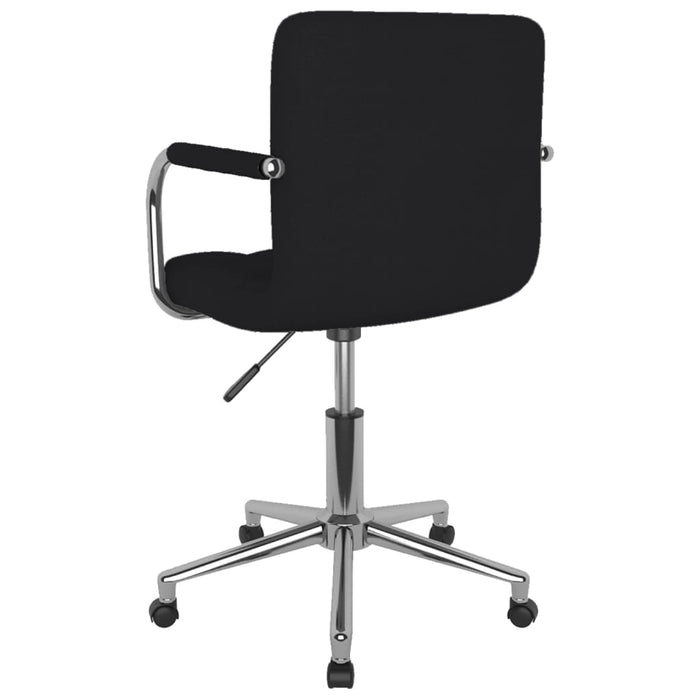Scaun de bucătărie pivotant, negru, textil - WALTI WALTI
