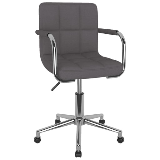 Scaun de bucătărie pivotant, gri taupe, material textil - WALTI WALTI