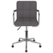 Scaun de bucătărie pivotant, gri taupe, material textil - WALTI WALTI