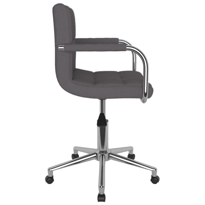 Scaun de bucătărie pivotant, gri taupe, material textil - WALTI WALTI
