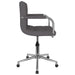 Scaun de bucătărie pivotant, gri taupe, material textil - WALTI WALTI