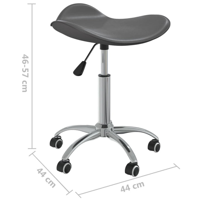 Scaun de birou, gri, piele ecologică - WALTI WALTI