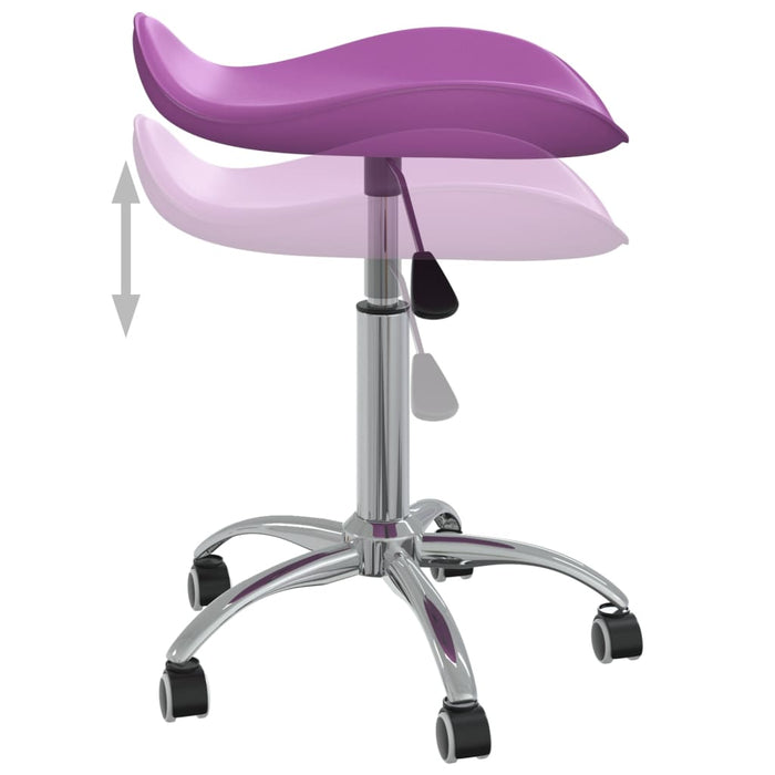 Scaun de birou, violet, piele ecologică - WALTI WALTI