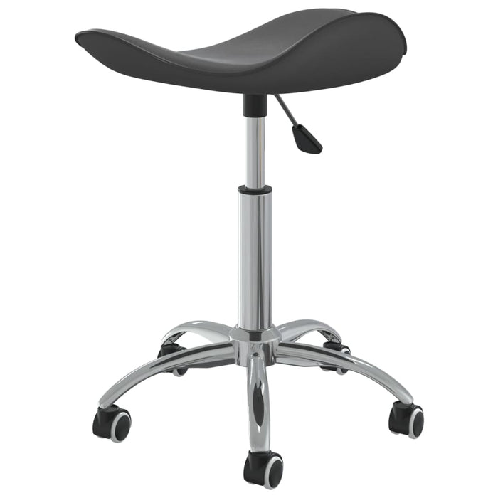 Scaun de masă pivotant, gri, piele ecologică - WALTI WALTI