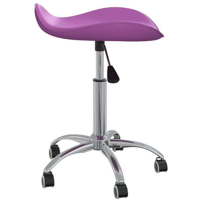 Scaun de masă pivotant, violet, piele ecologică - WALTI WALTI
