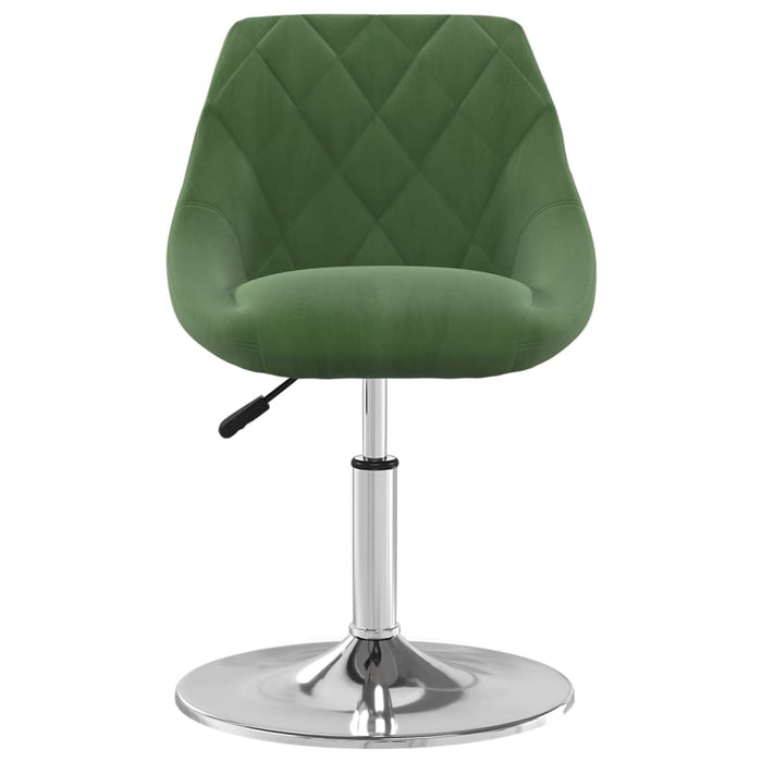 Scaune de bucătărie pivotante, 4 buc., verde închis, catifea WALTI