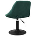 Scaune de sufragerie pivotante 6 buc, verde închis, catifea - WALTI WALTI