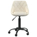 Scaun de birou, crem, catifea - WALTI WALTI