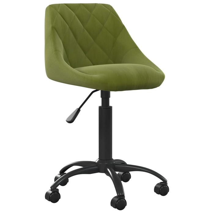 Scaun pentru birou, verde deschis, catifea - WALTI WALTI