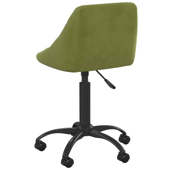 Scaun pentru birou, verde deschis, catifea - WALTI WALTI