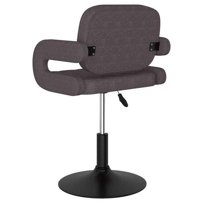 Scaune de sufragerie pivotante, 6 buc., gri taupe, textil WALTI