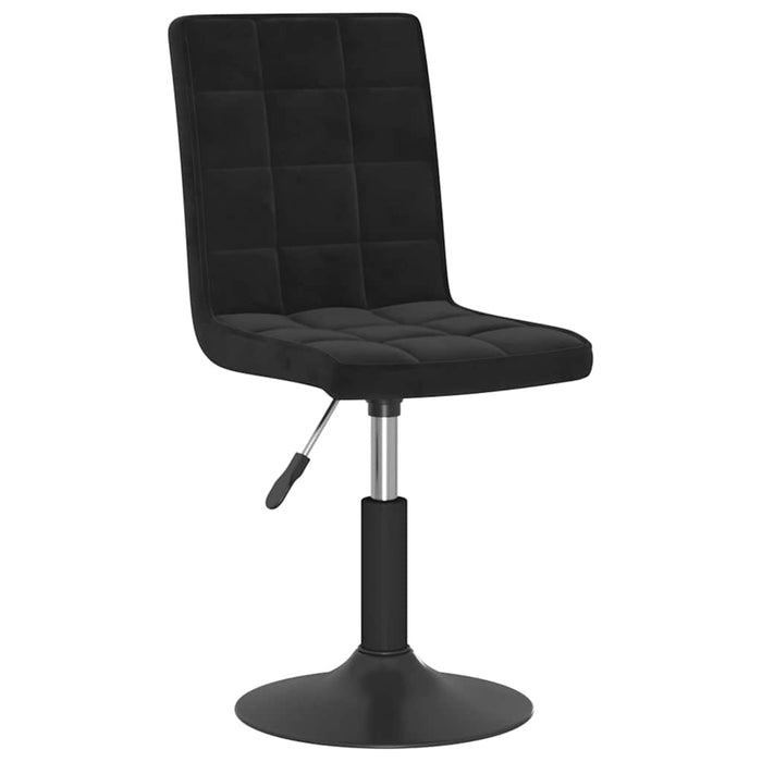 Scaune de masă pivotante, 4 buc., negru, catifea - WALTI WALTI