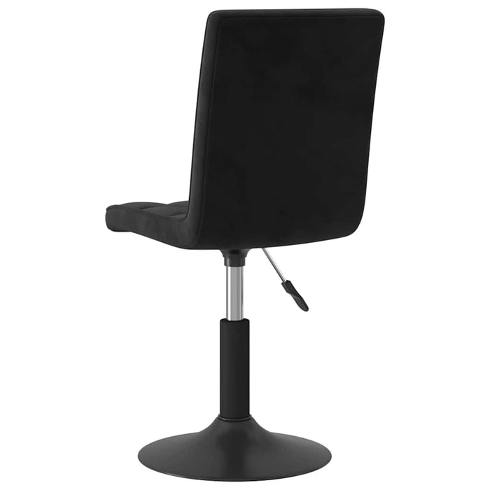 Scaune de masă pivotante, 4 buc., negru, catifea - WALTI WALTI