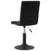 Scaune de sufragerie pivotante 6 buc, negru, catifea - WALTI WALTI