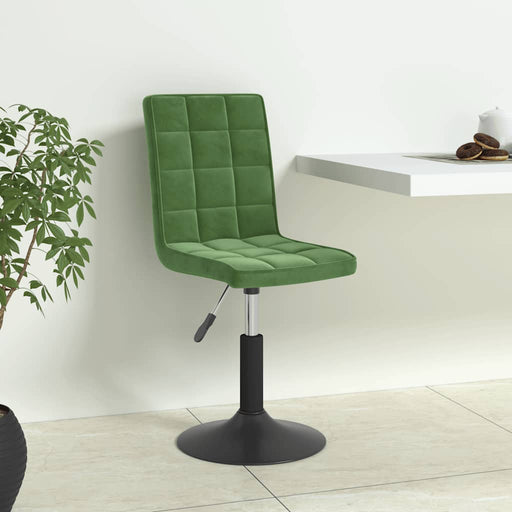 Scaune de sufragerie pivotante 6 buc, verde închis, catifea - WALTI WALTI