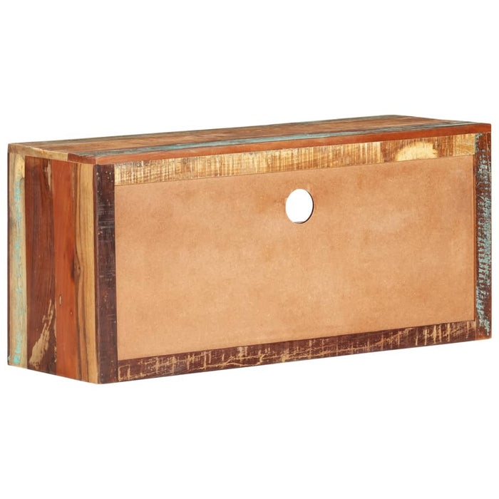Dulap TV, 88x30x40 cm, lemn masiv reciclat WALTI
