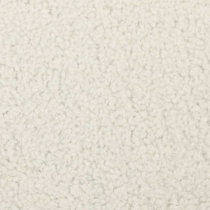 Taburet rotund, alb, lână 28 x 36 cm WALTI
