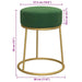 Taburet rotund, verde, catifea - WALTI WALTI