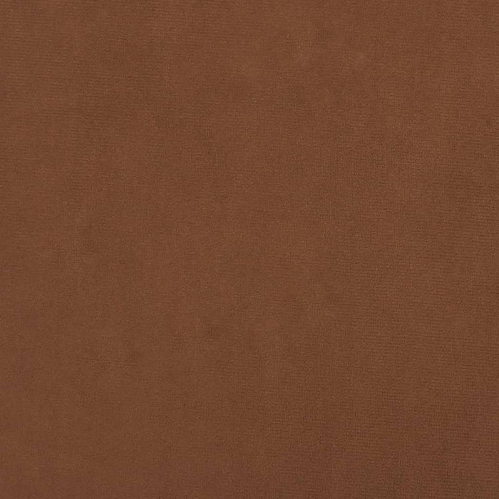 Taburet depozitare rotund, maro, catifea 31 x 37 cm WALTI