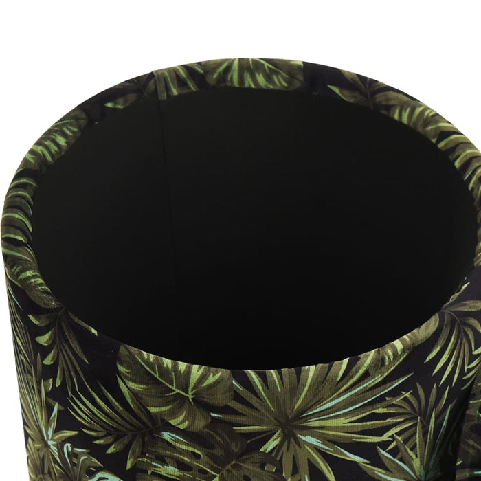 Taburet depozitare rotund, multicolor, material textil 31 x 37 cm WALTI