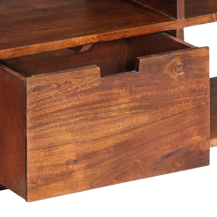 Comodă TV, 140x30x35 cm, lemn masiv de acacia WALTI