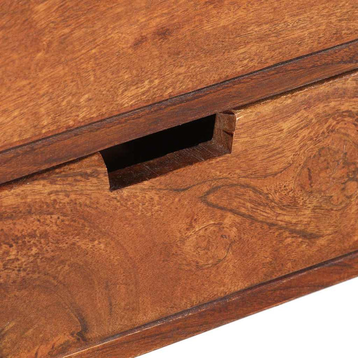Comodă TV, 140x30x35 cm, lemn masiv de acacia WALTI