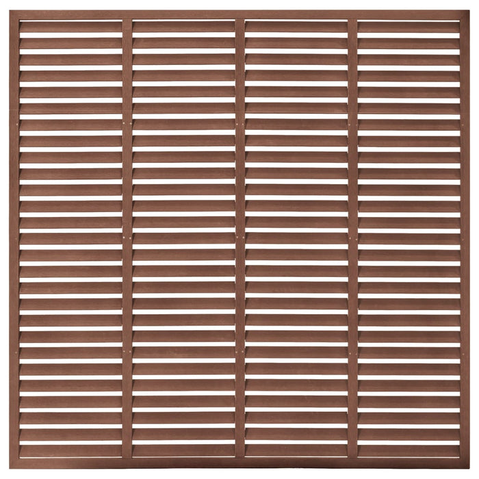 Gard tip oblon, maro, 180x180 cm, WPC - WALTI WALTI